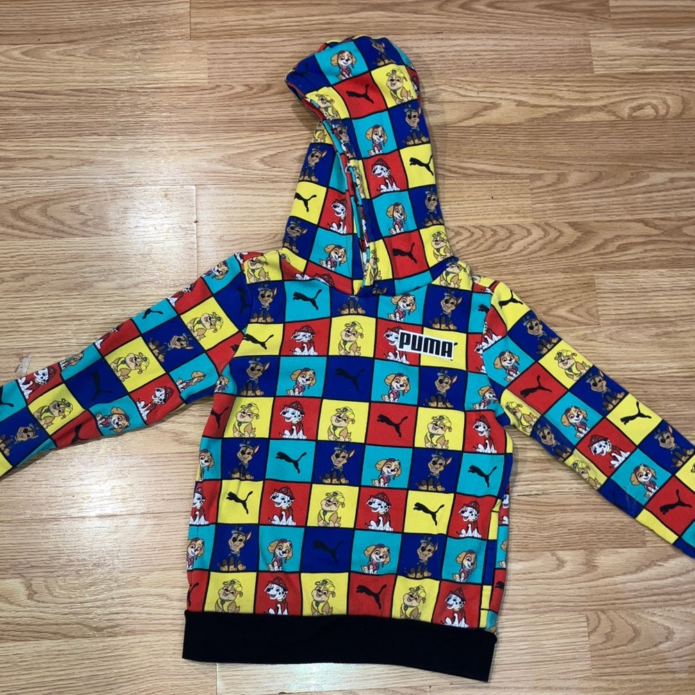 Puma Kids Multicolor Graphic Hoodie